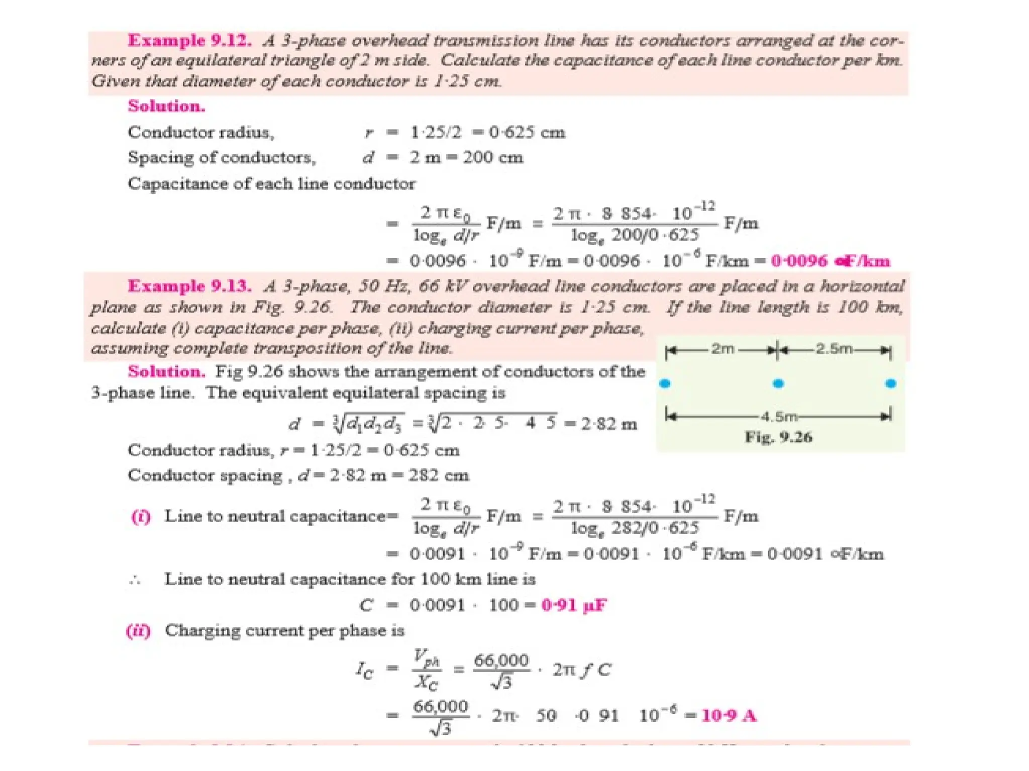 Transmission line parameters and mitigation