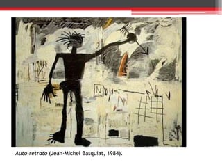 Auto-retrato (Jean-Michel Basquiat, 1984).
 