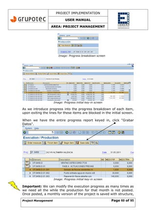 SAP Project Management | PDF