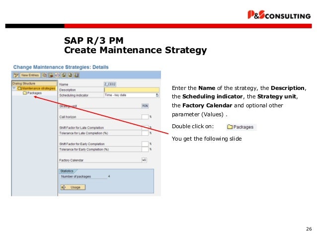 Ps Sap Pm Maintenance Planning