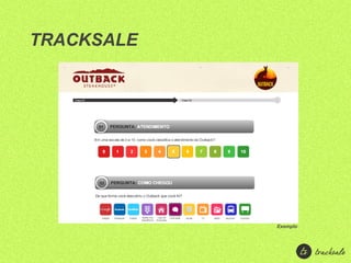 TRACKSALE




            Exemplo
 