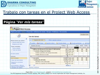 Tips para MS Project 2003: Seguimiento del Proyecto a través del ...
