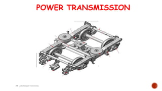 POWER TRANSMISSION
JK Lakshmipat University
 