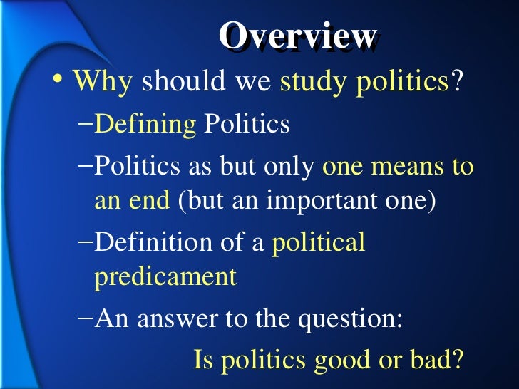 What is Politics?