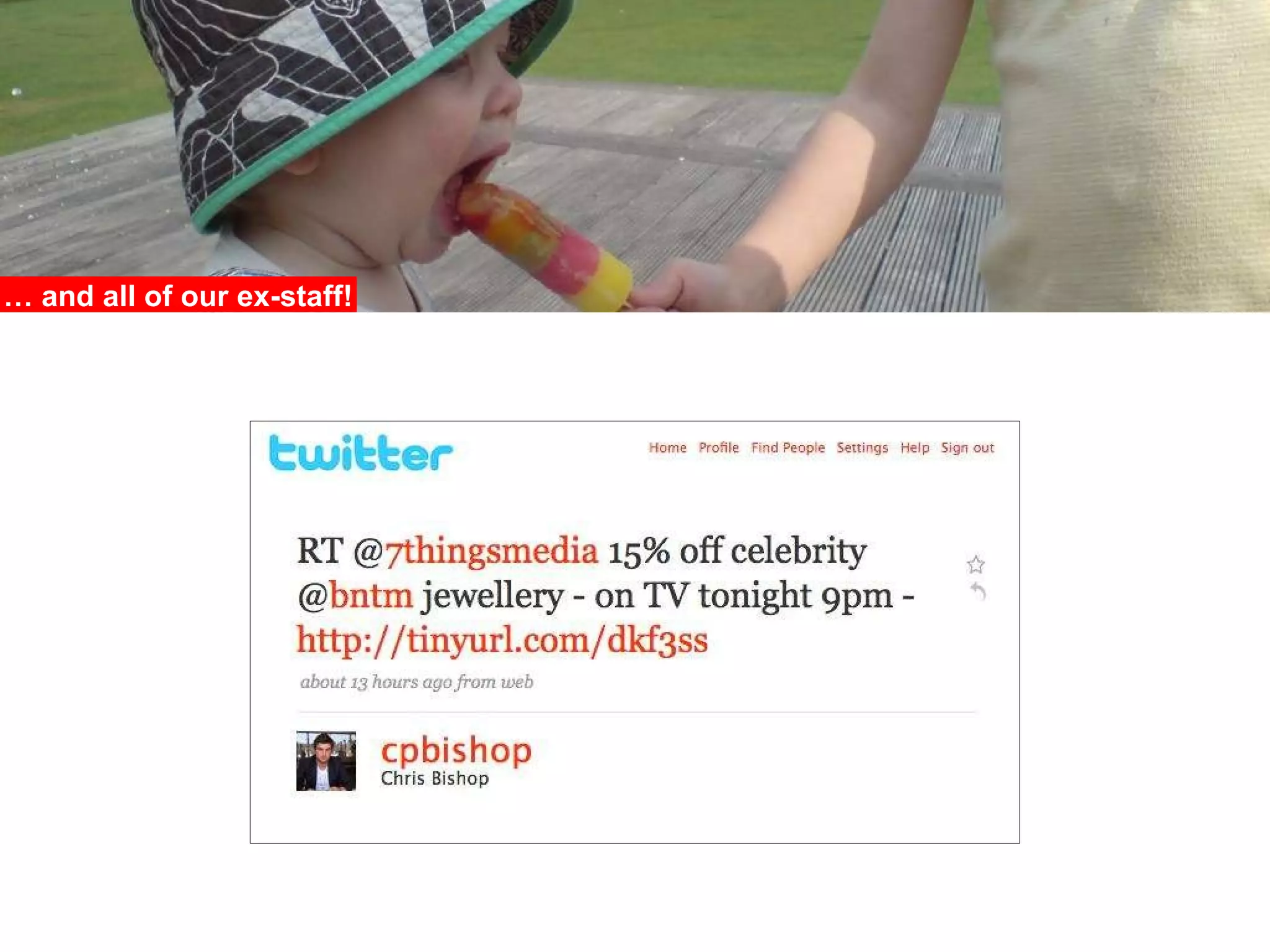 …  and all of our ex-staff! 