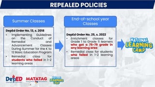 REPEALED POLICIES
 