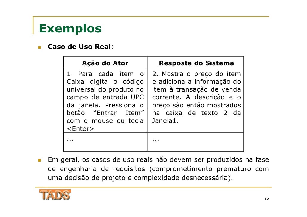 Casos de Uso