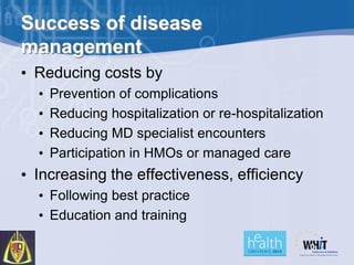 The Role of Nursing in Disease Management | PDF