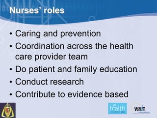 The Role of Nursing in Disease Management | PDF