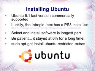 Ps3 Installing Linux Ps3 linux | PPT