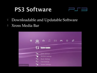 


Downloadable and Updatable Software
Xross Media Bar

 