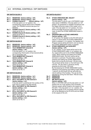 ASL Intercom PS4379 | PDF