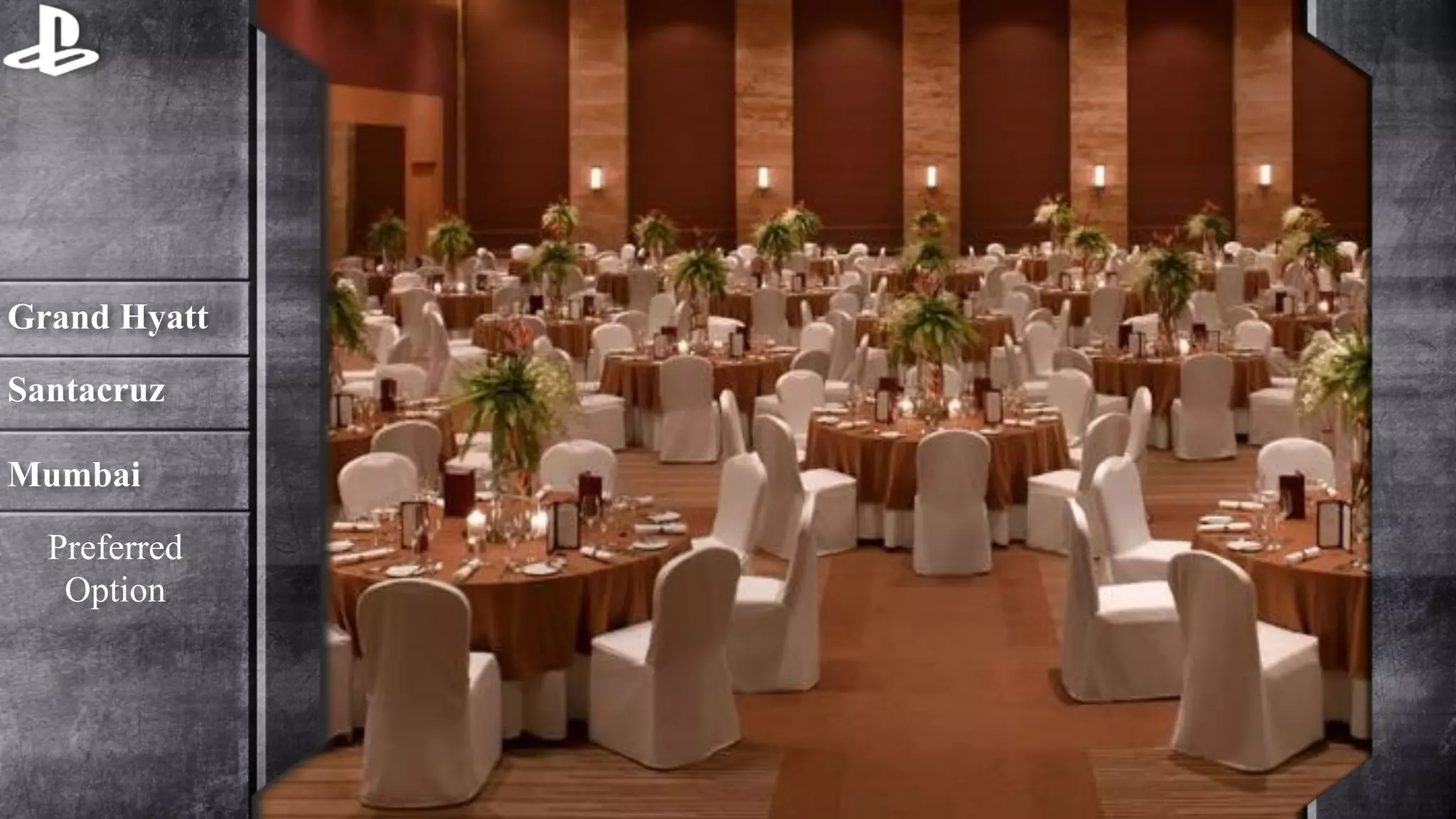 Grand Hyatt 
Santacruz 
Mumbai 
Preferred 
Option 
 