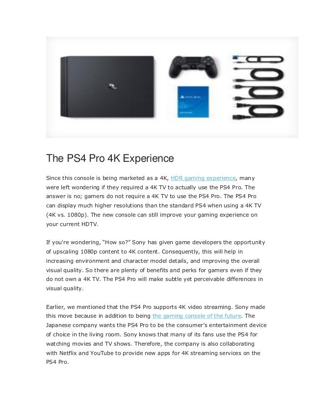 Ps4 Pro Everything you need to know about the Playstation 4 Pro Console