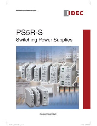 PS5R-S
Switching Power Supplies
 