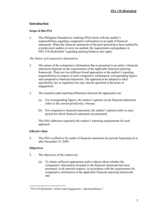 Psa7 Example Psa 710-redrafted | PDF