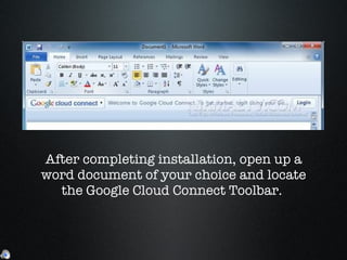Introduction to Google Cloud Connect | PPT