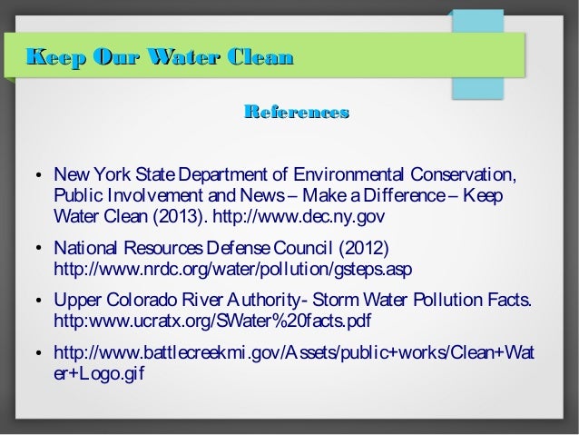 keep our water clean keep our water clean