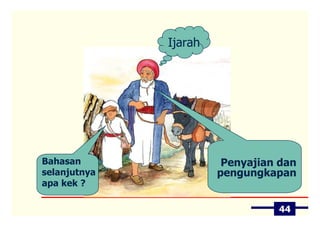 Ijarah




Bahasan                 Penyajian dan
selanjutnya            pengungkapan
apa kek ?

                                 44
 