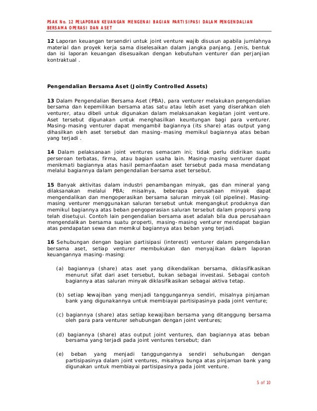 Contoh Laporan Keuangan Joint Venture Seputar Laporan Contoh Laporan Keuangan Joint Venture Seputar Laporan