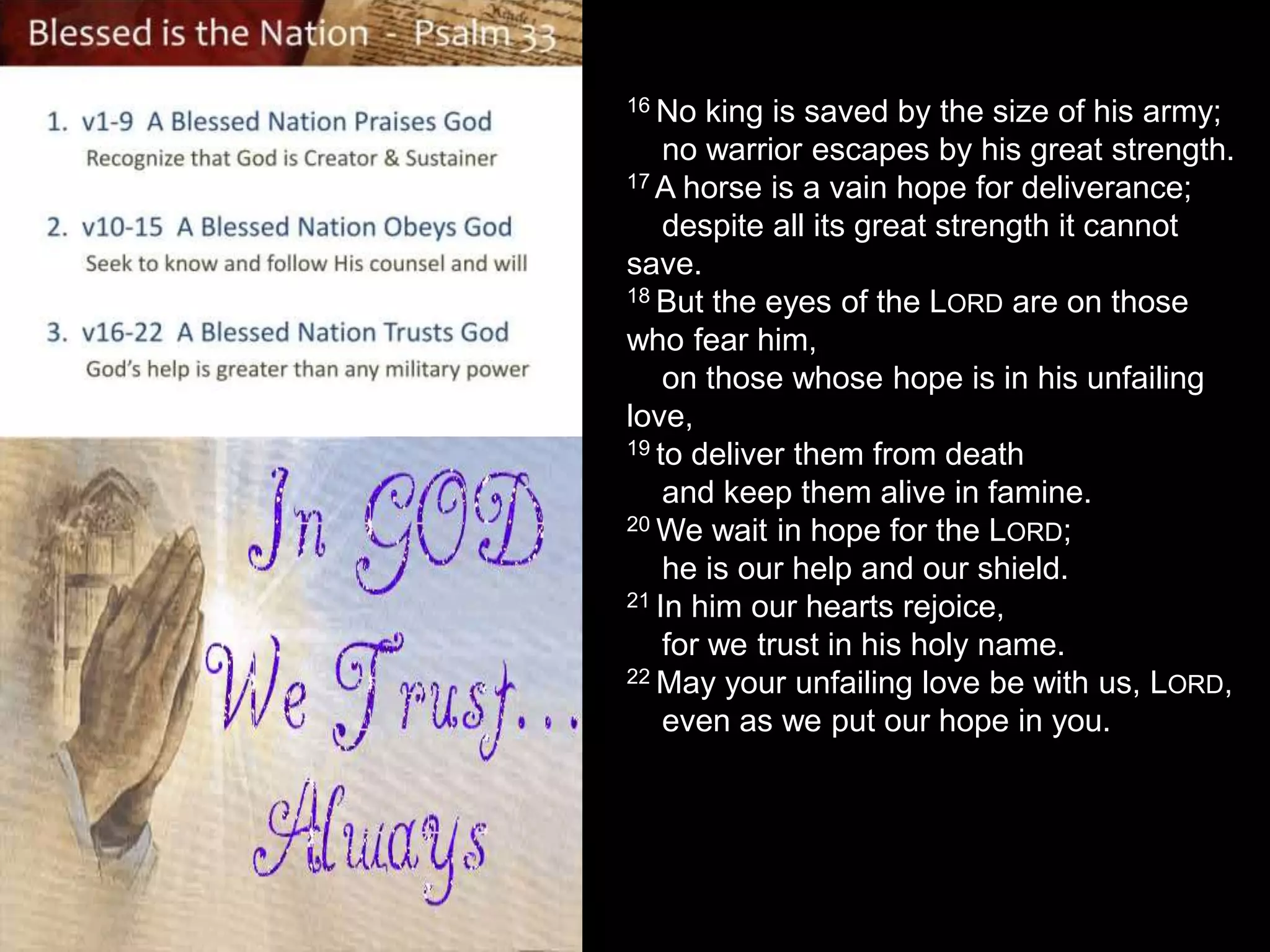 Psalm 33 | PPT