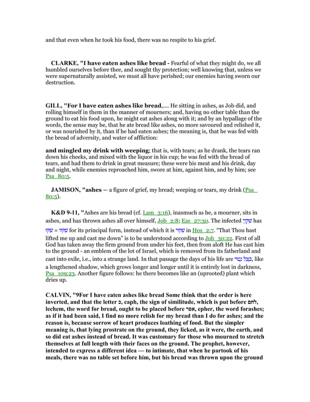 Psalm 102 Commentary PDF Psalm 102 commentary pdf