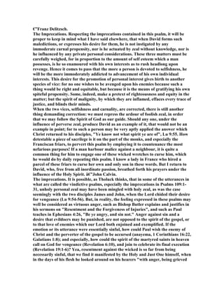 Psalm 109 commentary | PDF