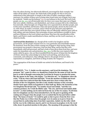 Psalm 114 commentary | PDF