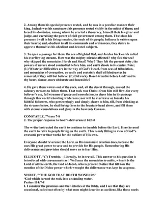 Psalm 114 commentary | PDF