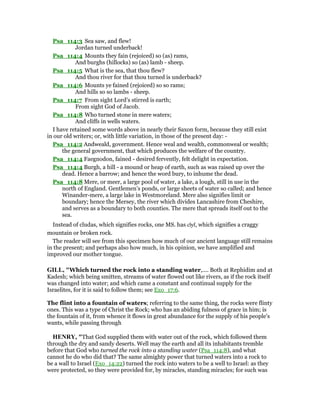 Psalm 114 commentary | PDF