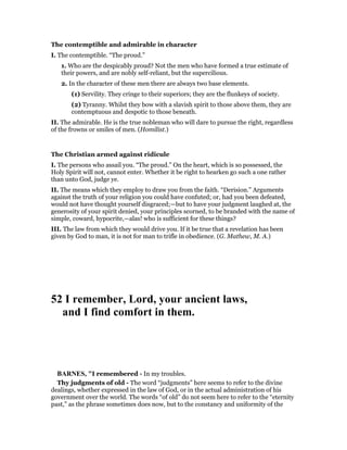 Psalm 119, 49 72 commentary | PDF