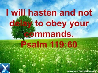 Psalm 119 60