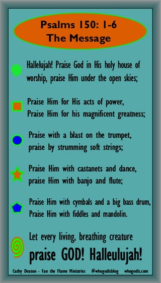 Infographic - Let Every Living Creature Praise God