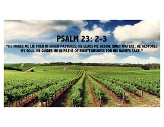 Psalm 23: 2-3