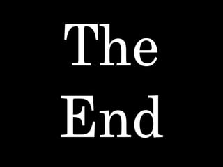 The End 