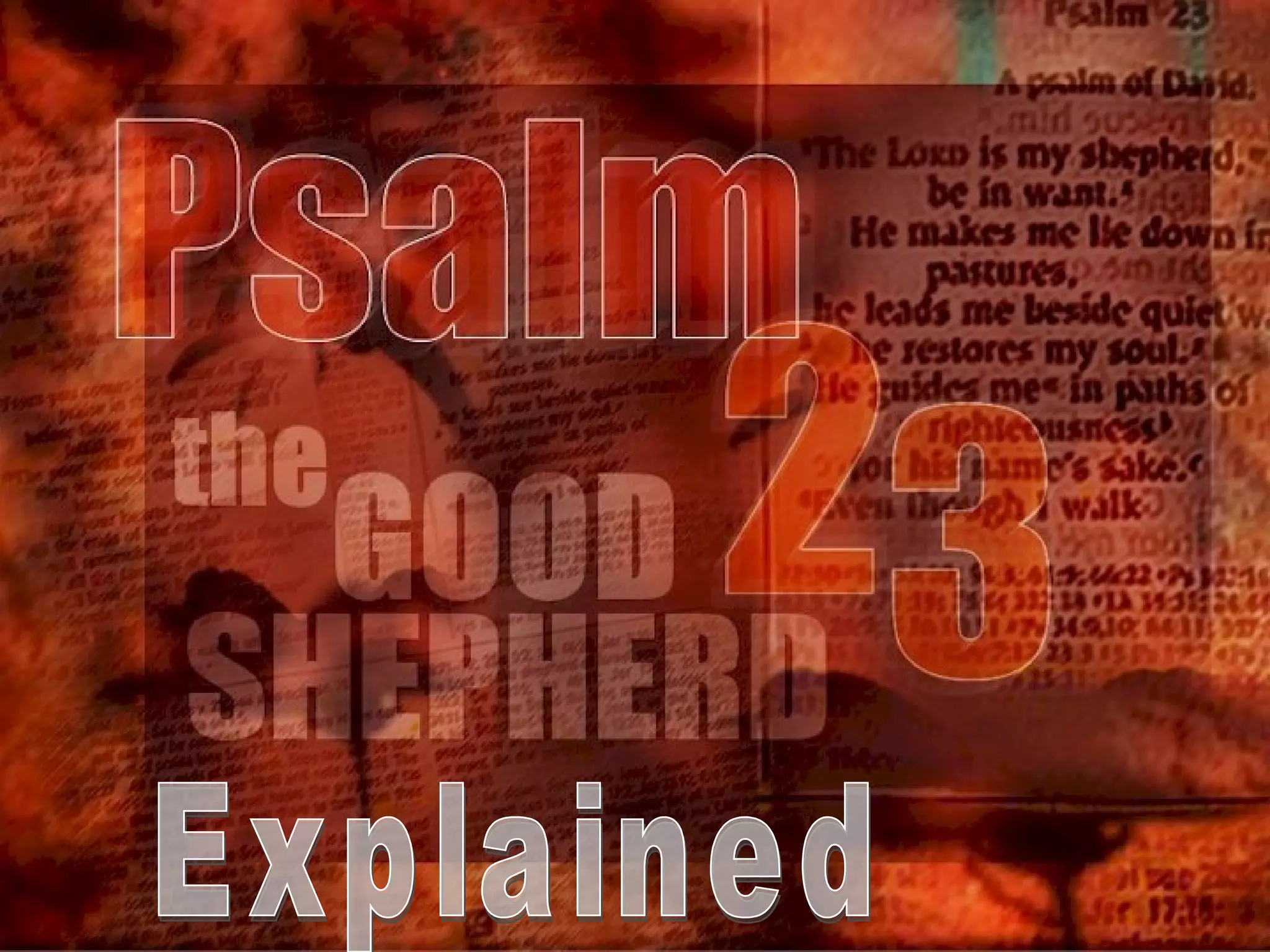 Psalm 23 | PPT