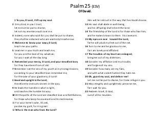 Psalm 25 | PPTX