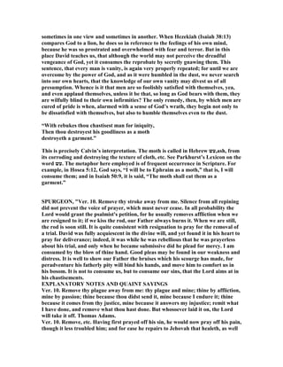 Prostrated Reference Psalm 39 commentary | PDF