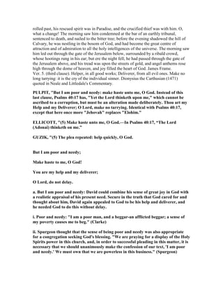 Psalm 70 commentary PDF Psalm 70 commentary PDF