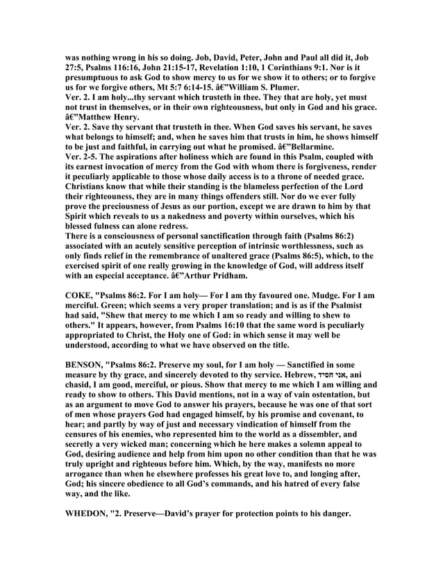 psalm-86-commentary-pdf