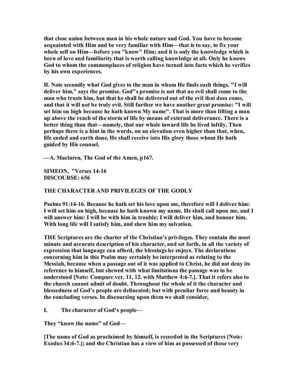Psalm 91 Commentary Psalm 91 Commentary