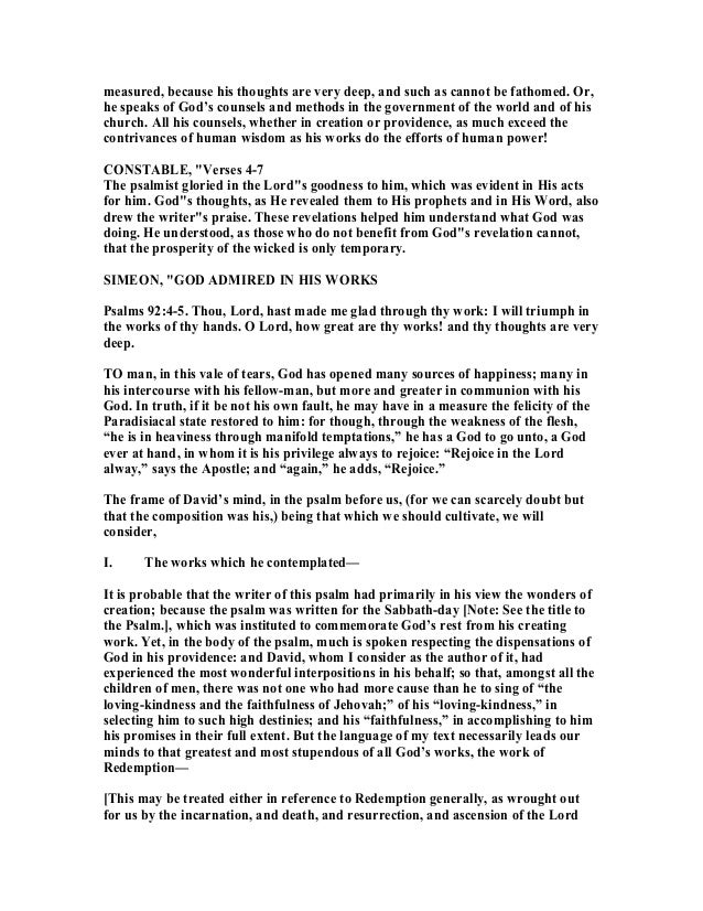 Psalm 92 Commentary psalm-92-commentary