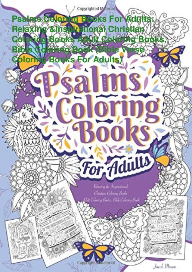 Download Download Psalms Coloring Books For Adults Relaxing Inspirational