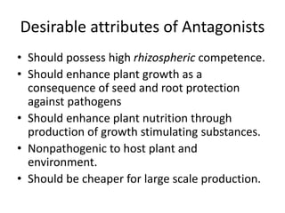 Bio priming of plant disease management | PPTX