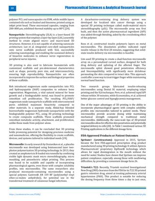 Tips Method Pcl Technological Advancement in Pharmaceutical Field for Different ...