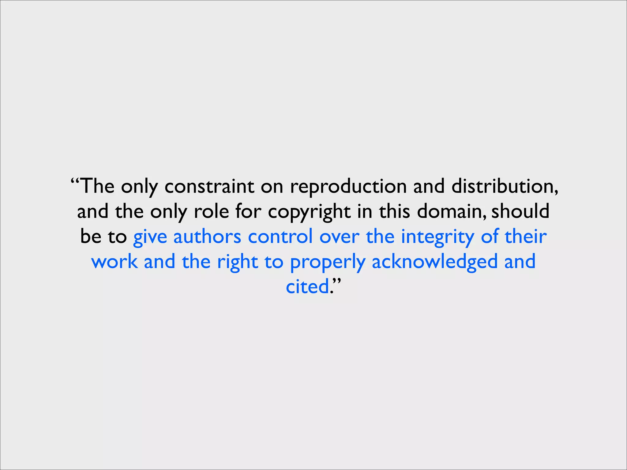 Laying out the Principles of Open Science