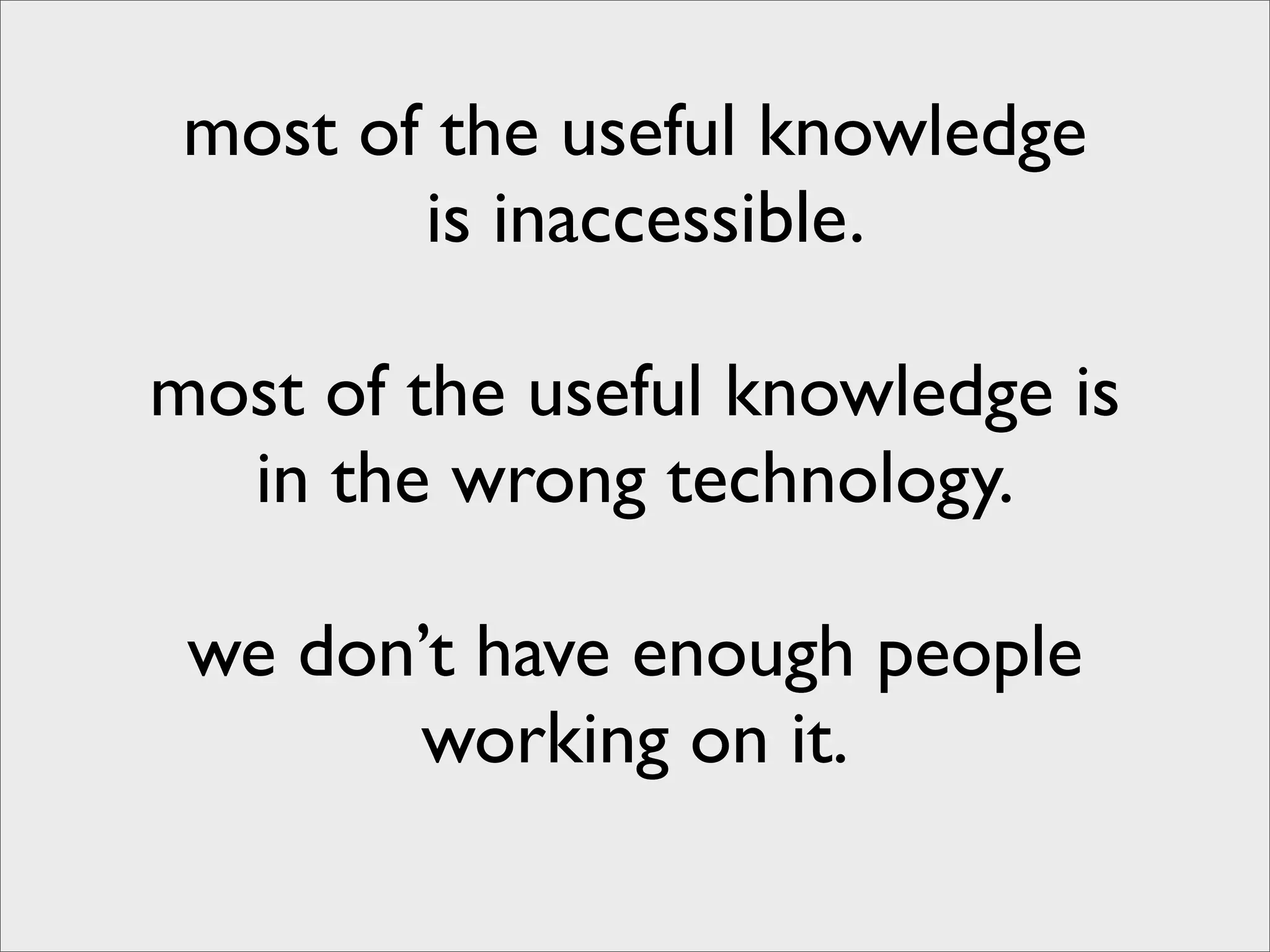 Laying out the Principles of Open Science