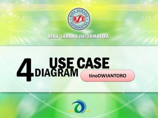 USE CASE
DIAGRAM tinoDWIANTORO
4
 