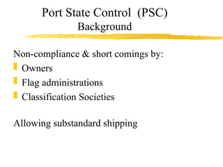 Port State Control Inspections Presentation.ppt