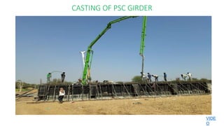 CASTING OF PSC GIRDER
VIDE
O
 